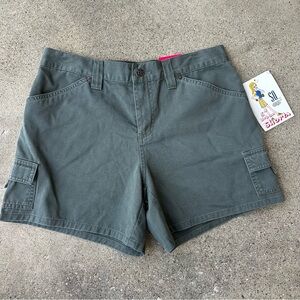 SO Y2K Stylish Green Cargo Shorts for Women